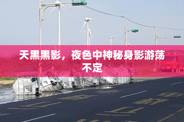 天黑黑影，夜色中神秘身影游荡不定