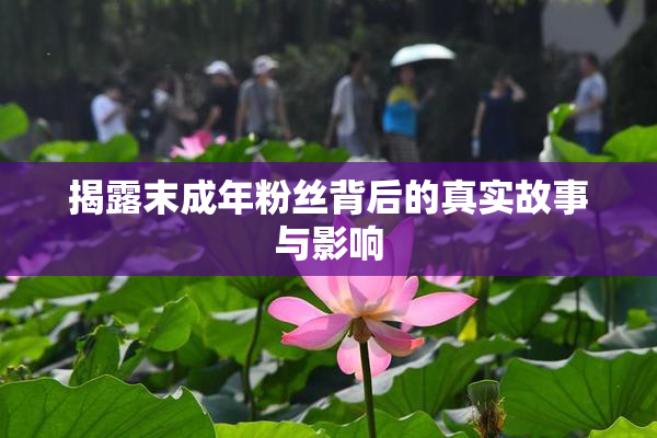 揭露末成年粉丝背后的真实故事与影响