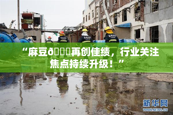 “麻豆🔞再创佳绩，行业关注焦点持续升级！”