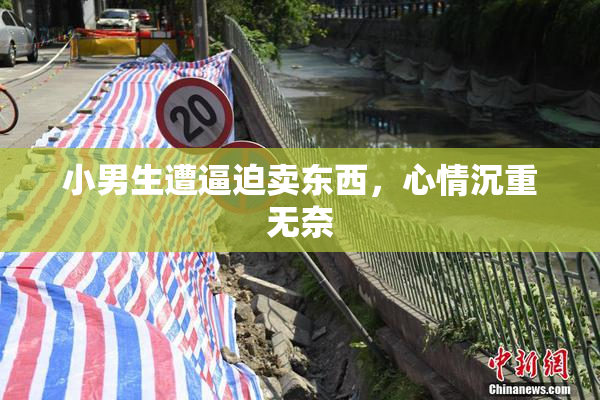 小男生遭逼迫卖东西，心情沉重无奈