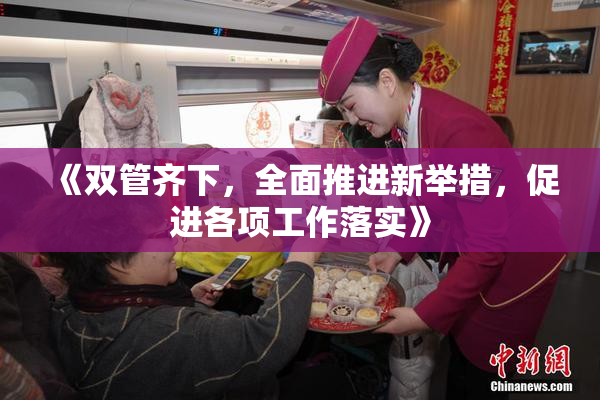 《双管齐下，全面推进新举措，促进各项工作落实》