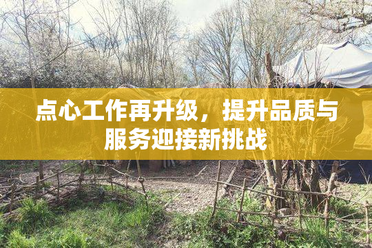 点心工作再升级，提升品质与服务迎接新挑战