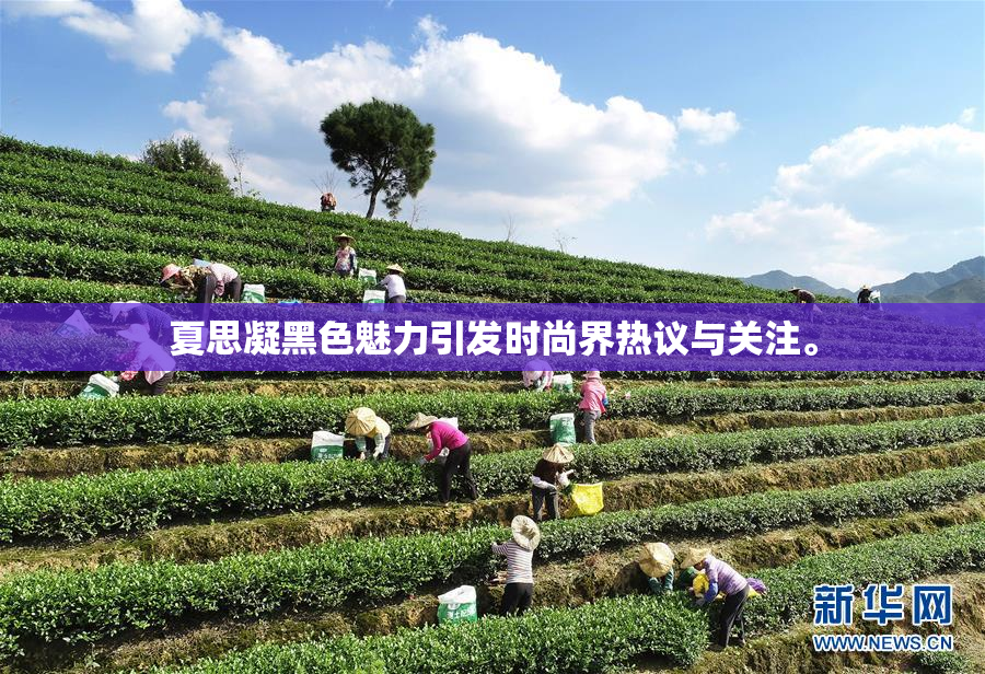夏思凝黑色魅力引发时尚界热议与关注。