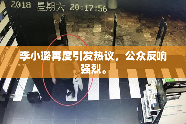 李小璐再度引发热议，公众反响强烈。