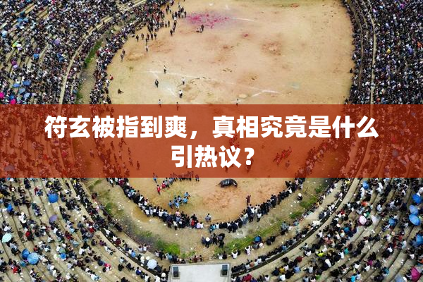 符玄被指到爽，真相究竟是什么引热议？