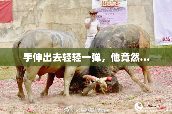 手伸出去轻轻一弹，他竟然…