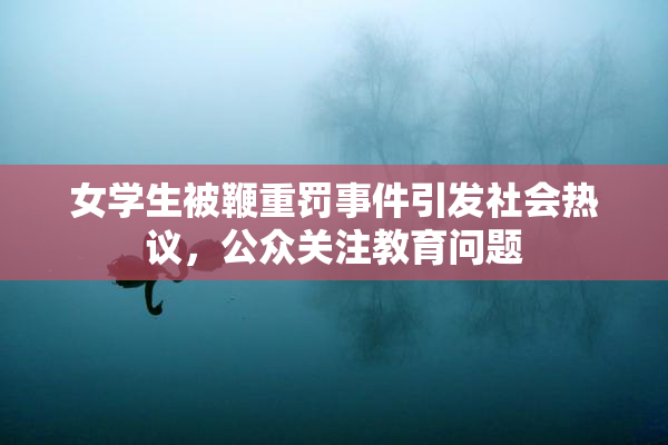 女学生被鞭重罚事件引发社会热议，公众关注教育问题
