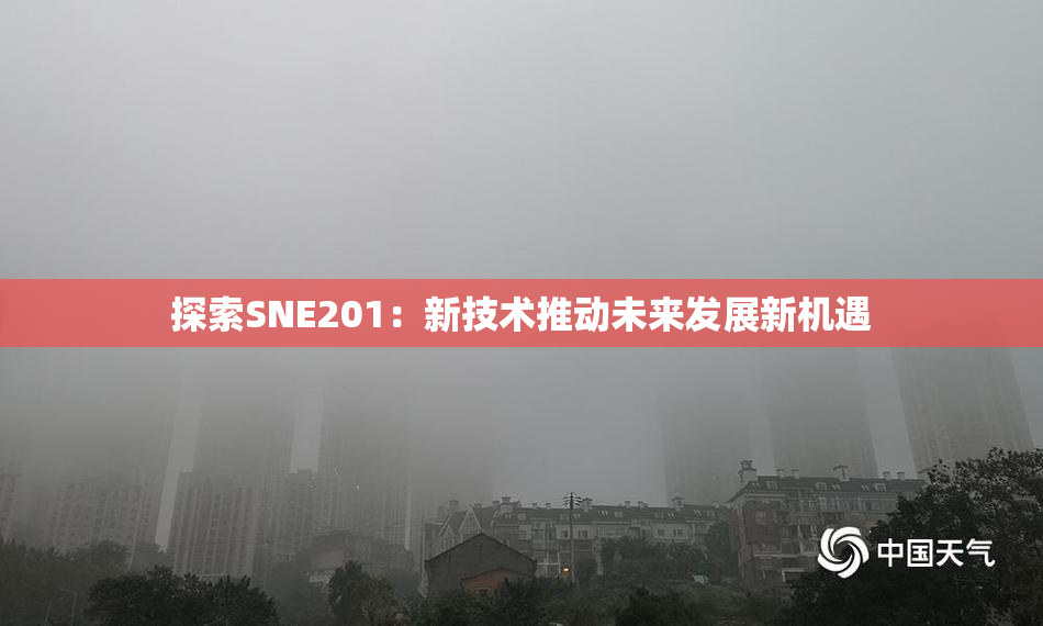 探索SNE201：新技术推动未来发展新机遇