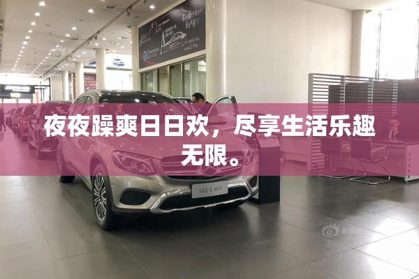 夜夜躁爽日日欢，尽享生活乐趣无限。