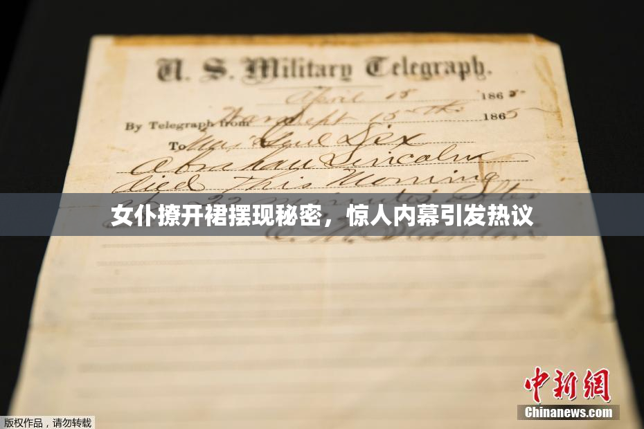 女仆撩开裙摆现秘密，惊人内幕引发热议
