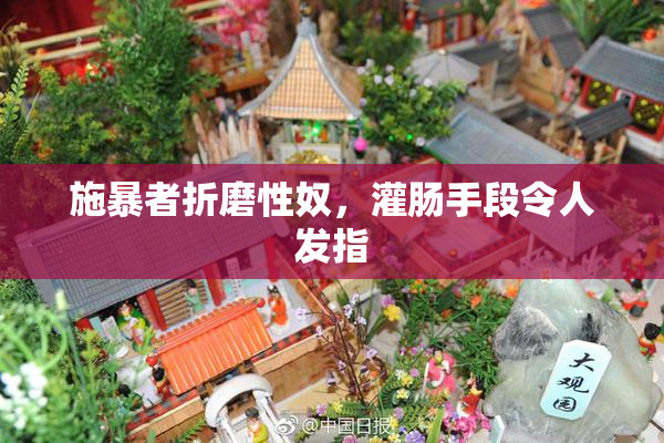 施暴者折磨性奴，灌肠手段令人发指
