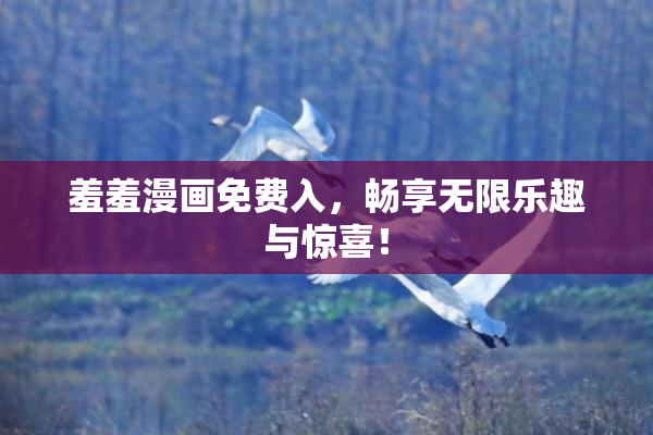 羞羞漫画免费入，畅享无限乐趣与惊喜！