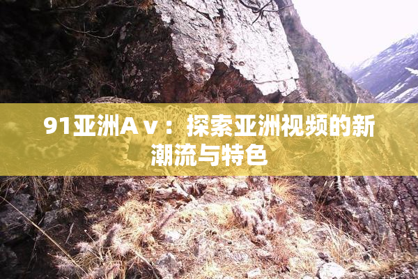 91亚洲Aⅴ：探索亚洲视频的新潮流与特色