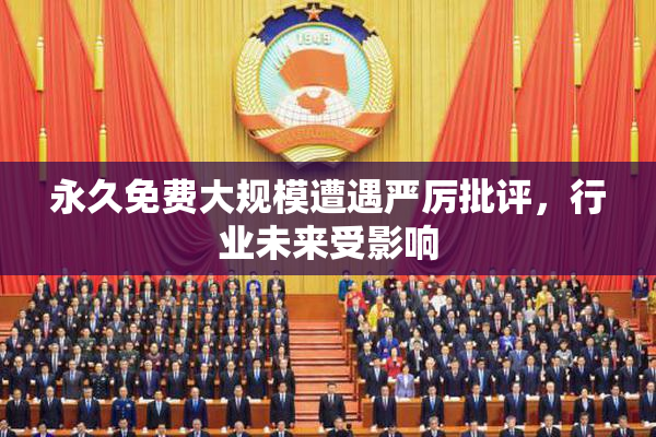 永久免费大规模遭遇严厉批评，行业未来受影响