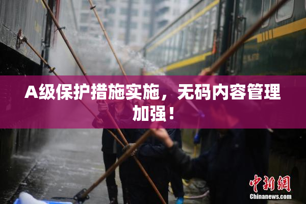 A级保护措施实施，无码内容管理加强！