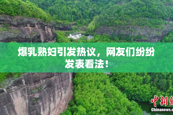 爆乳熟妇引发热议，网友们纷纷发表看法！