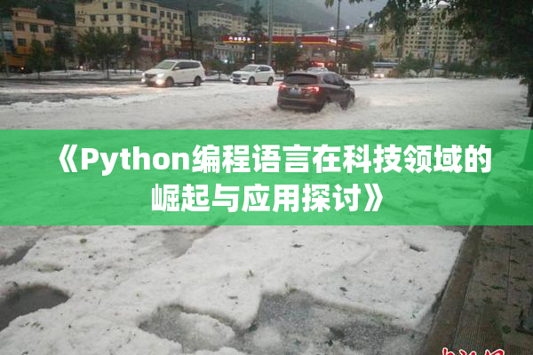 《Python编程语言在科技领域的崛起与应用探讨》