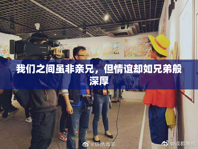 我们之间虽非亲兄，但情谊却如兄弟般深厚