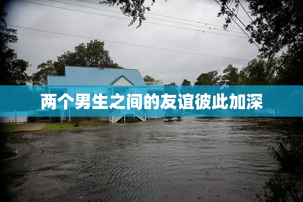 两个男生之间的友谊彼此加深