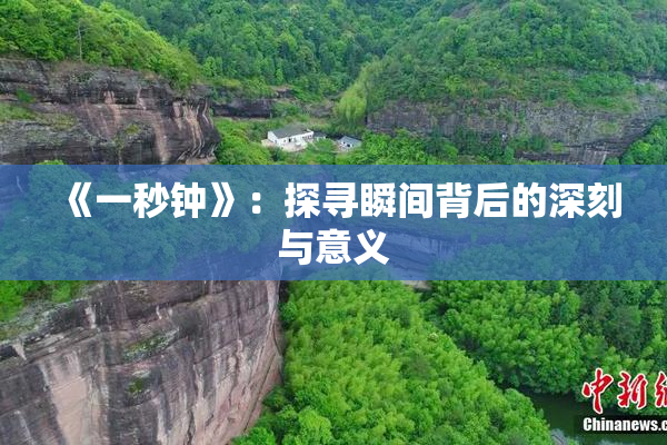 《一秒钟》：探寻瞬间背后的深刻与意义