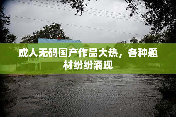 成人无码国产作品大热，各种题材纷纷涌现