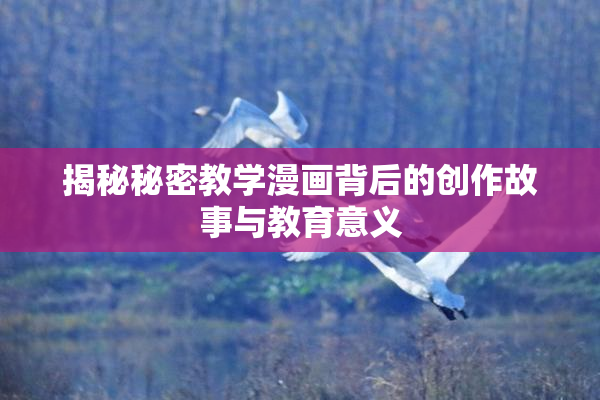 揭秘秘密教学漫画背后的创作故事与教育意义