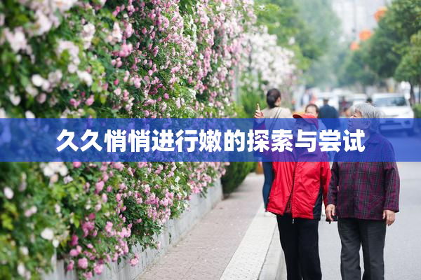 久久悄悄进行嫩的探索与尝试