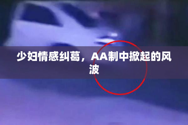 少妇情感纠葛，AA制中掀起的风波