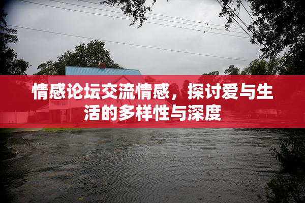 情感论坛交流情感，探讨爱与生活的多样性与深度