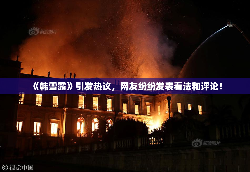 《韩雪露》引发热议，网友纷纷发表看法和评论！