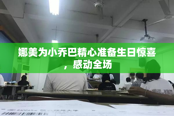 娜美为小乔巴精心准备生日惊喜，感动全场
