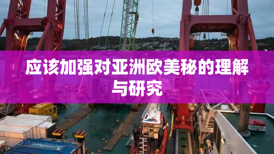 应该加强对亚洲欧美秘的理解与研究
