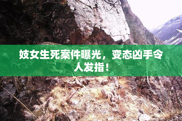 妓女生死案件曝光，变态凶手令人发指！