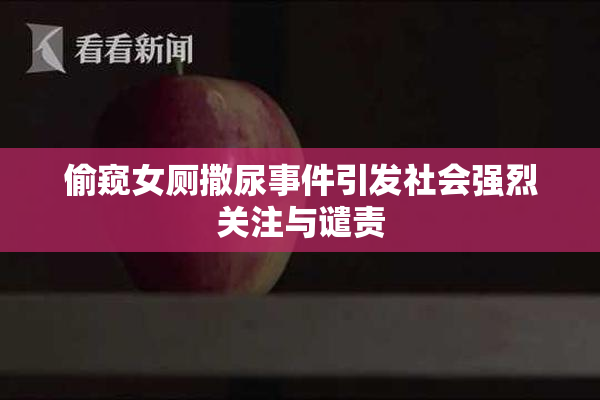 偷窥女厕撒尿事件引发社会强烈关注与谴责