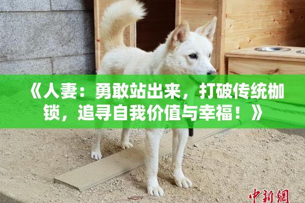 《人妻：勇敢站出来，打破传统枷锁，追寻自我价值与幸福！》