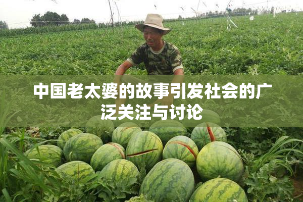中国老太婆的故事引发社会的广泛关注与讨论