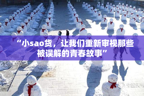 “小sao货，让我们重新审视那些被误解的青春故事”