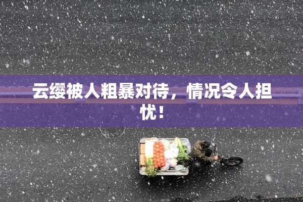云缨被人粗暴对待，情况令人担忧！