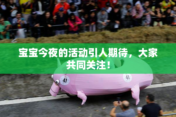 宝宝今夜的活动引人期待，大家共同关注！