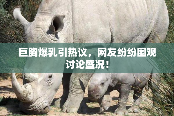 巨胸爆乳引热议，网友纷纷围观讨论盛况！