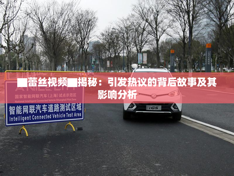 ▇蕾丝视频▇揭秘：引发热议的背后故事及其影响分析