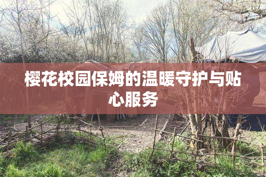 樱花校园保姆的温暖守护与贴心服务
