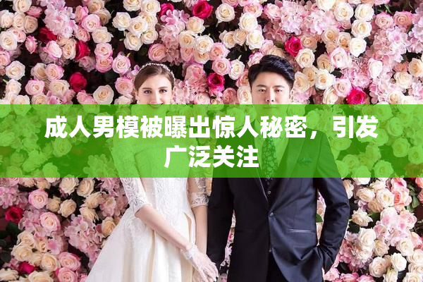 成人男模被曝出惊人秘密，引发广泛关注