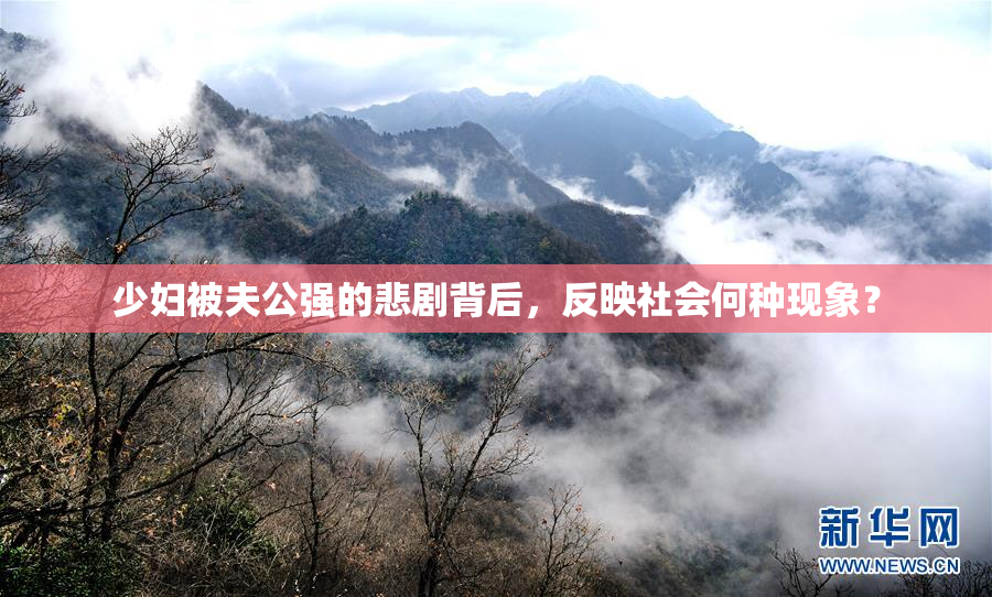少妇被夫公强的悲剧背后，反映社会何种现象？