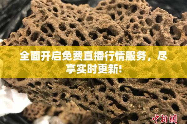 全面开启免费直播行情服务，尽享实时更新!