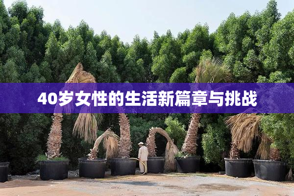 40岁女性的生活新篇章与挑战