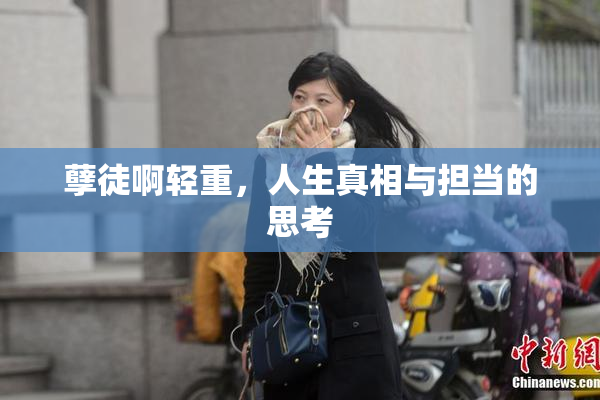 孽徒啊轻重，人生真相与担当的思考