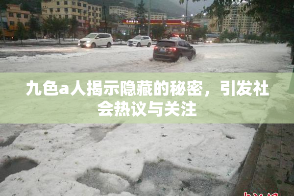 九色a人揭示隐藏的秘密，引发社会热议与关注
