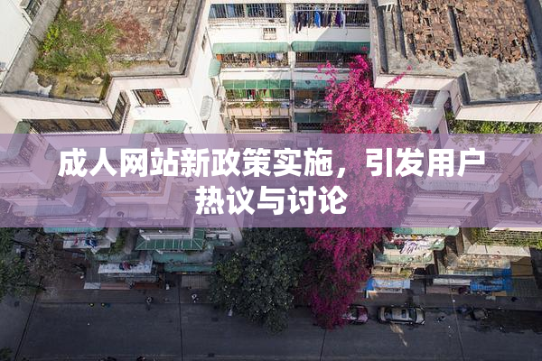成人网站新政策实施，引发用户热议与讨论