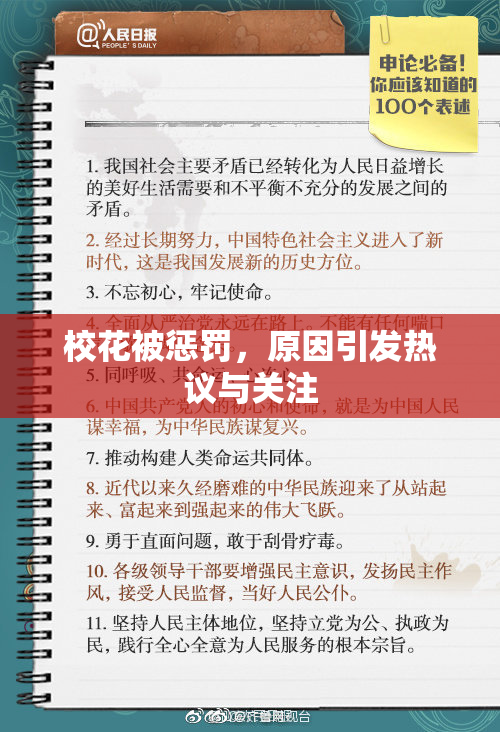 校花被惩罚，原因引发热议与关注